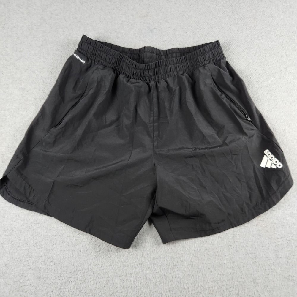 Adidas Shorts Mens L7 Black Aeroready Athletic Running Sporty Gym Performance